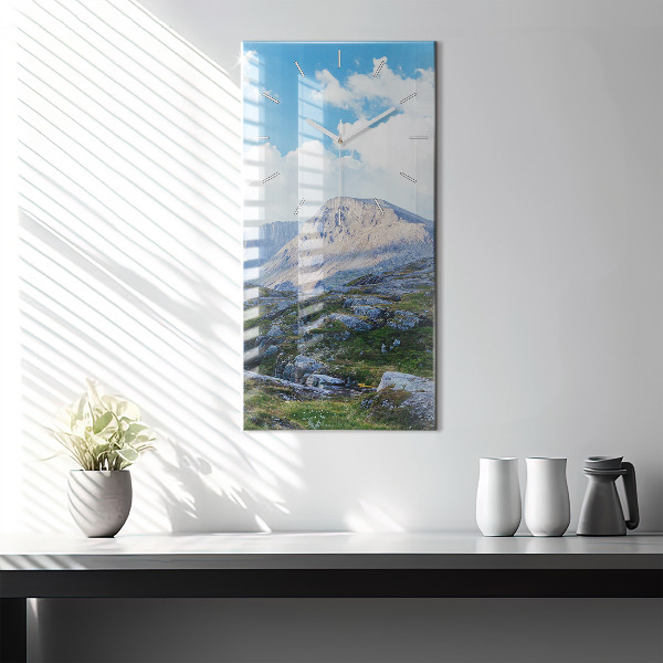 Horloge rectangulaire verticale Paysage rocheux