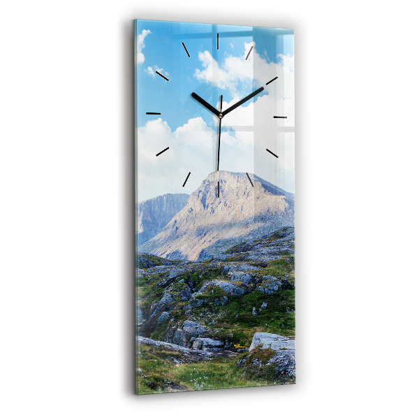Horloge rectangulaire verticale Paysage rocheux