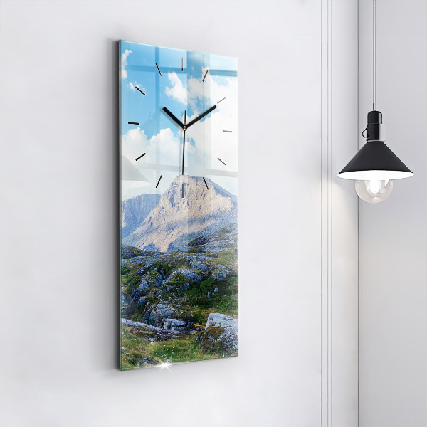 Horloge rectangulaire verticale Paysage rocheux