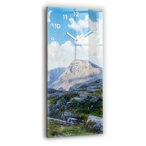 Horloge rectangulaire verticale Paysage rocheux