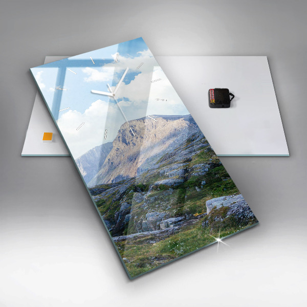 Horloge rectangulaire verticale Paysage rocheux