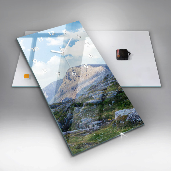 Horloge rectangulaire verticale Paysage rocheux