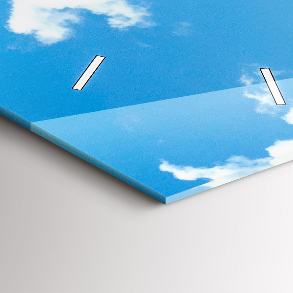 Horloge rectangulaire verticale Paysage rocheux