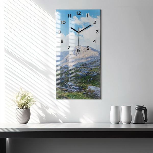 Horloge rectangulaire verticale Paysage rocheux
