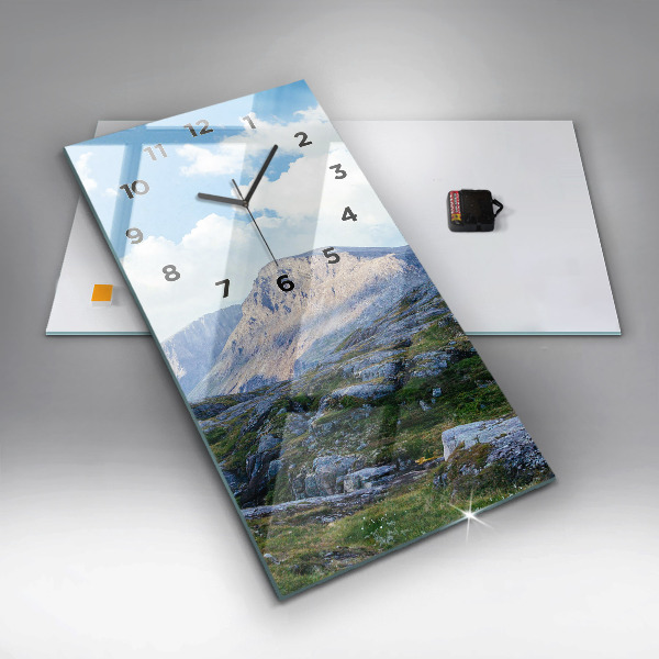 Horloge rectangulaire verticale Paysage rocheux
