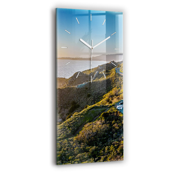Horloge murale verticale La route vers San Francisco
