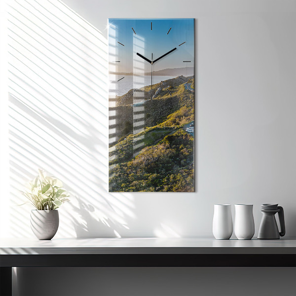 Horloge murale verticale La route vers San Francisco