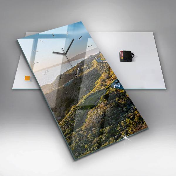 Horloge murale verticale La route vers San Francisco