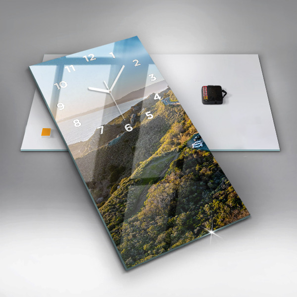 Horloge murale verticale La route vers San Francisco