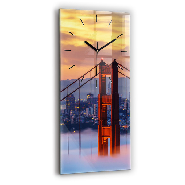 Horloge rectangulaire verticale Pont de San Francisco