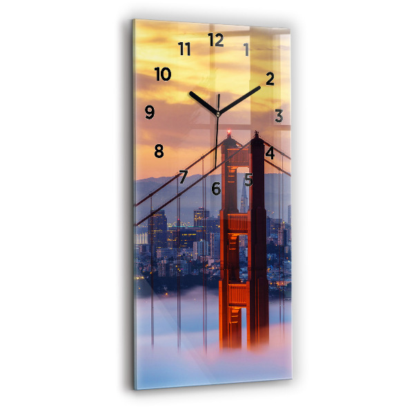 Horloge rectangulaire verticale Pont de San Francisco