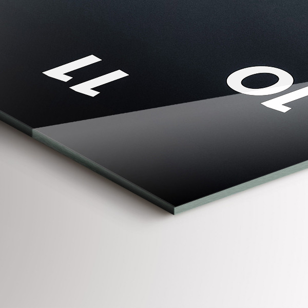 Horloge rectangulaire verticale Pont de San Francisco la nuit