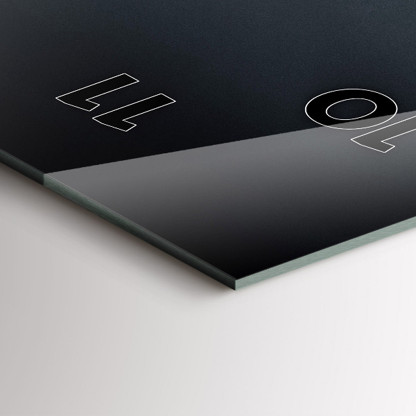 Horloge rectangulaire verticale Pont de San Francisco la nuit