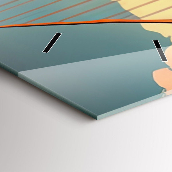 Horloge murale verticale Pont de San Francisco