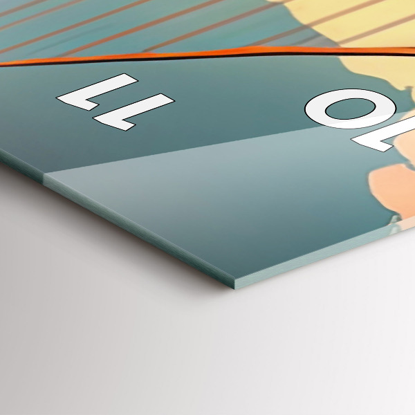 Horloge murale verticale Pont de San Francisco