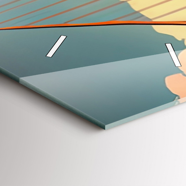 Horloge murale verticale Pont de San Francisco