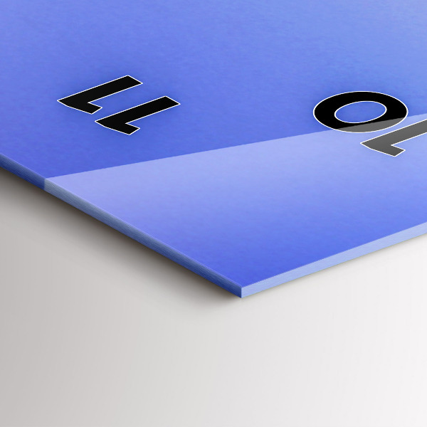 Horloge rectangulaire verticale Lac Californie