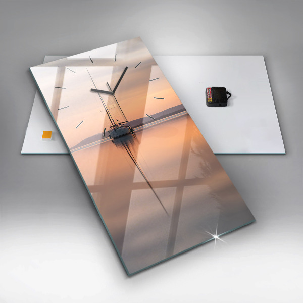 Horloge murale verticale Lac Balaton États-Unis