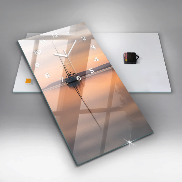 Horloge murale verticale Lac Balaton États-Unis