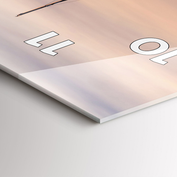 Horloge murale verticale Lac Balaton États-Unis