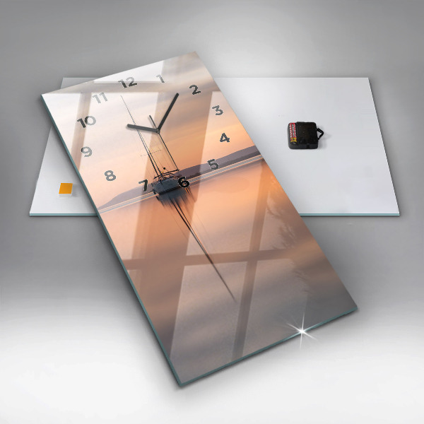 Horloge murale verticale Lac Balaton États-Unis