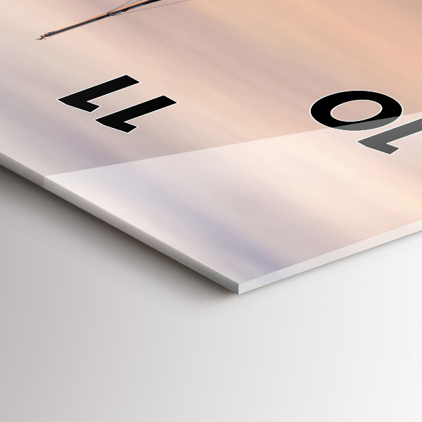 Horloge murale verticale Lac Balaton États-Unis