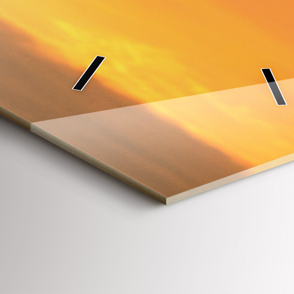 Horloge rectangulaire verticale Prairie de lavande France