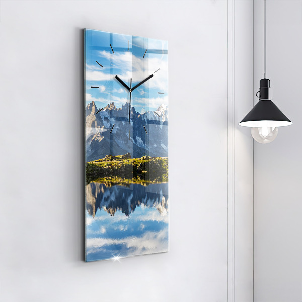 Horloge murale verticale Vallée de Chamonix, Alpes françaises