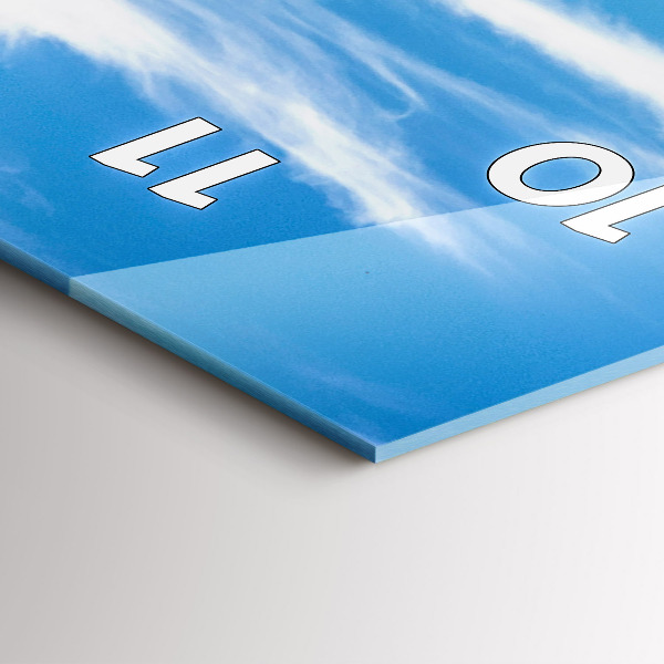 Horloge murale verticale Vallée de Chamonix, Alpes françaises