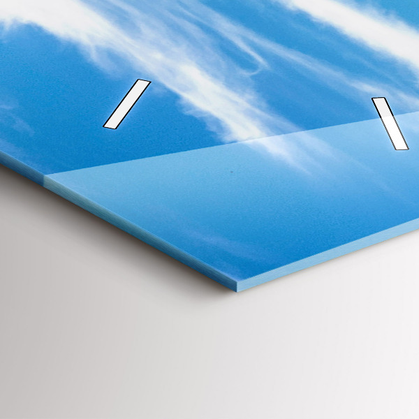 Horloge murale verticale Vallée de Chamonix, Alpes françaises