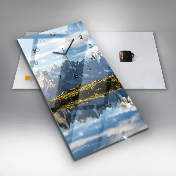 Horloge murale verticale Vallée de Chamonix, Alpes françaises