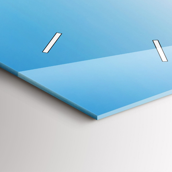 Horloge murale verticale Glacier du Mont Blanc à Chamonix