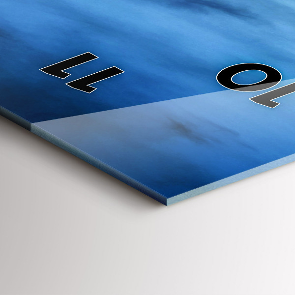 Horloge rectangulaire verticale Temple à Bangkok en Thaïlande