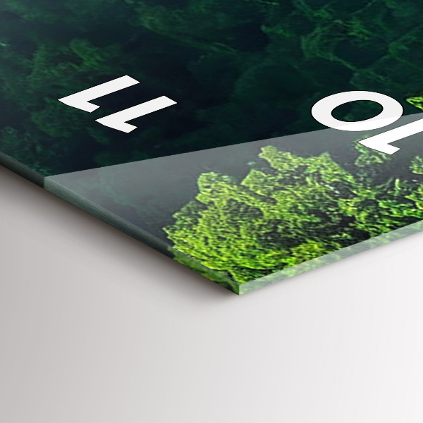 Horloge murale verticale Le paysage naturel de la Thaïlande