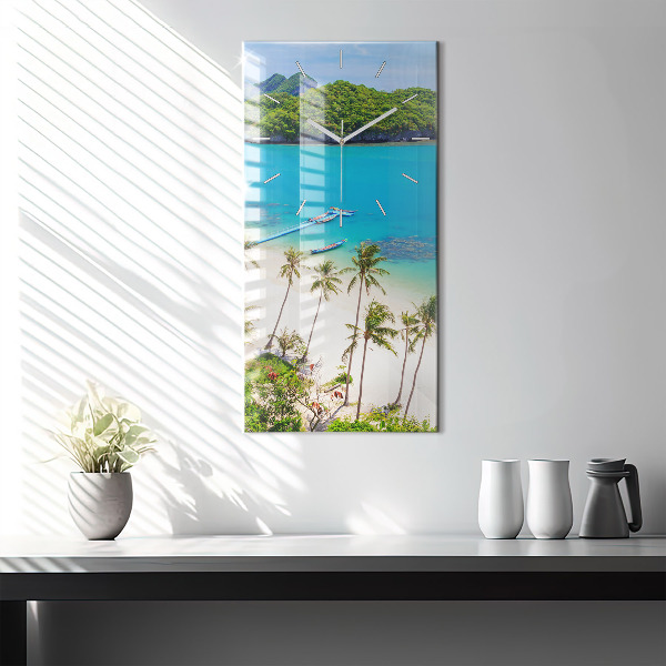 Horloge rectangulaire verticale Parc national de Thaïlande