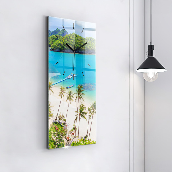 Horloge rectangulaire verticale Parc national de Thaïlande