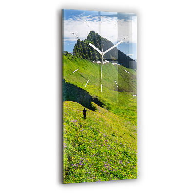 Horloge murale verticale Réserve de Hornstrandir, Islande