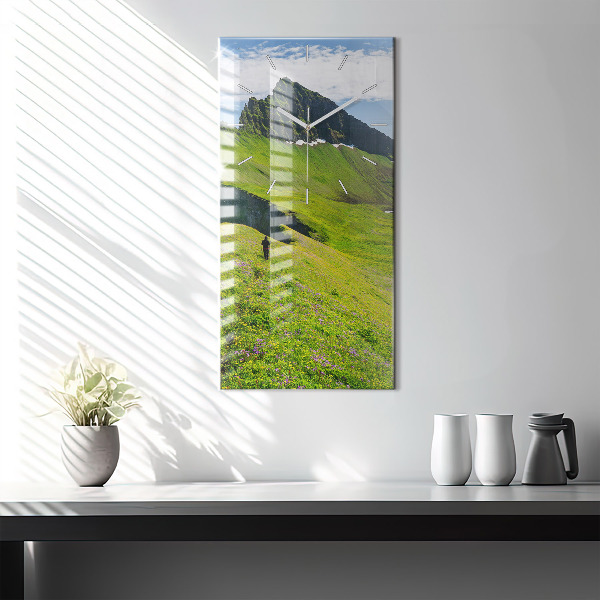 Horloge murale verticale Réserve de Hornstrandir, Islande