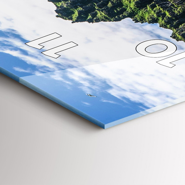 Horloge murale verticale Réserve de Hornstrandir, Islande