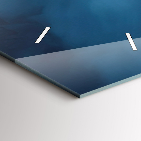 Horloge murale verticale 'Tente dans les montagnes d''Islande'