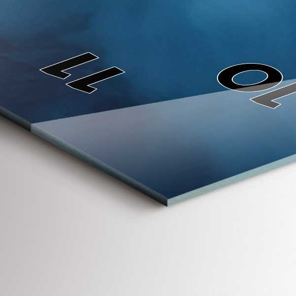 Horloge murale verticale 'Tente dans les montagnes d''Islande'