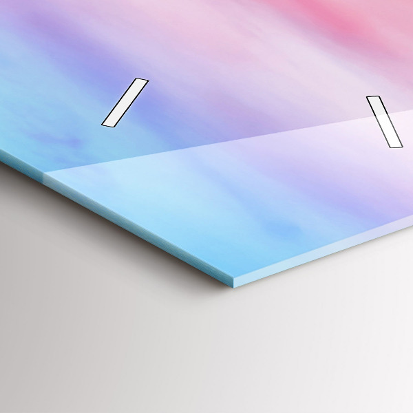 Horloge rectangulaire verticale Vue sur la montagne Islande