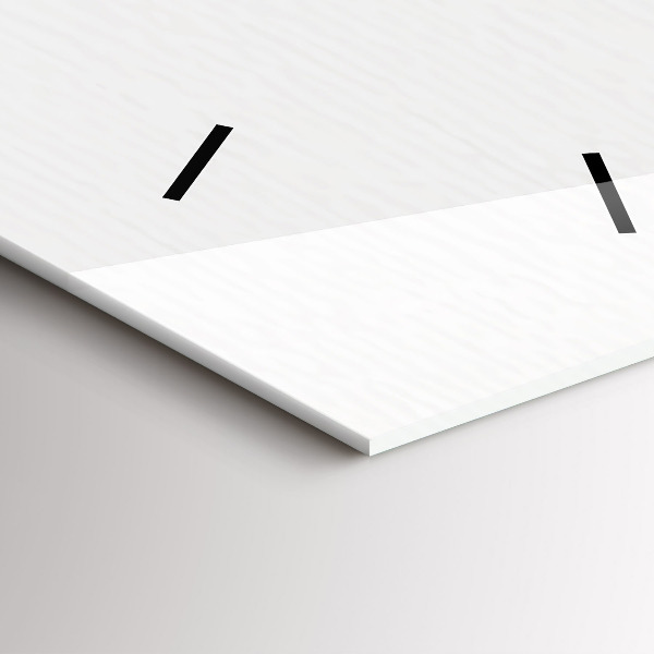 Horloge rectangulaire verticale Ville de dessin animé