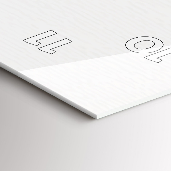 Horloge rectangulaire verticale Ville de dessin animé