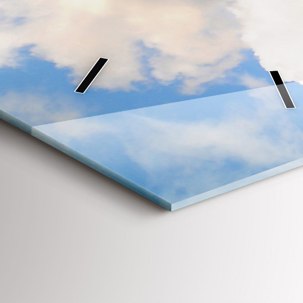 Horloge rectangulaire verticale Côte océanique