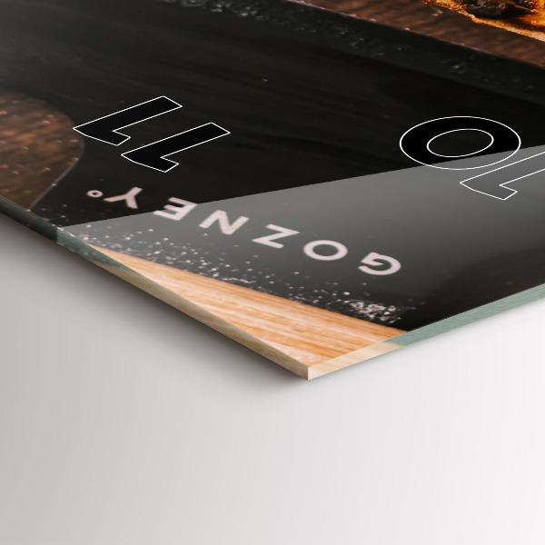 Horloge murale verticale pizza italienne