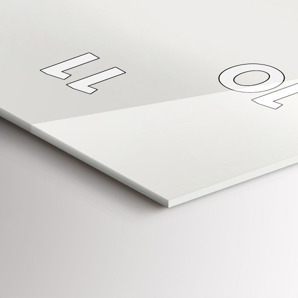 Horloge murale verticale Paysage forestier