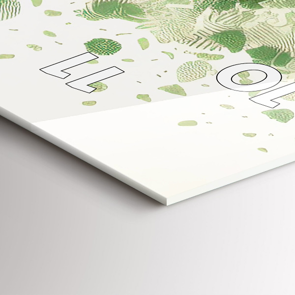 Horloge murale verticale Nature des grands arbres