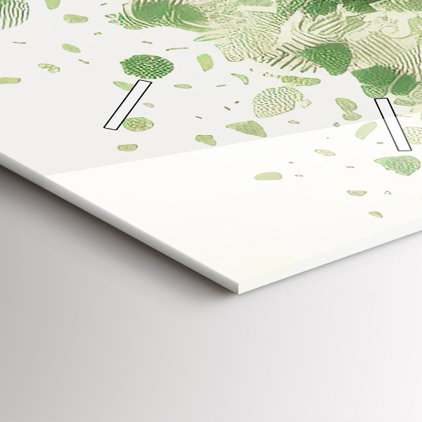 Horloge murale verticale Nature des grands arbres