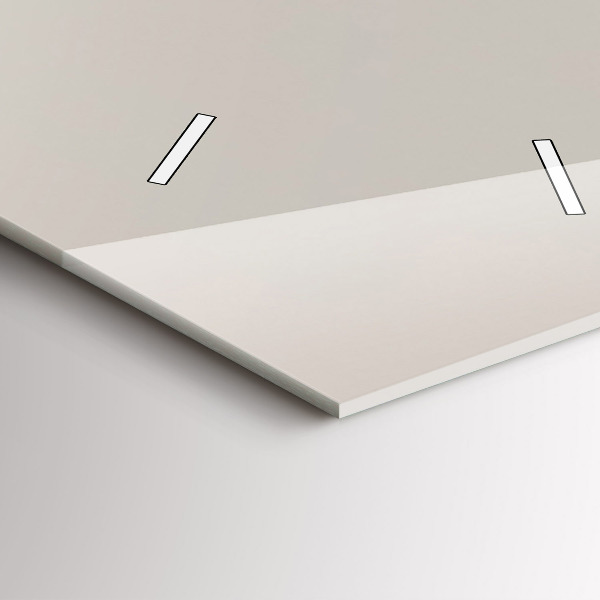 Horloge murale verticale Montagnes dorées abstraites